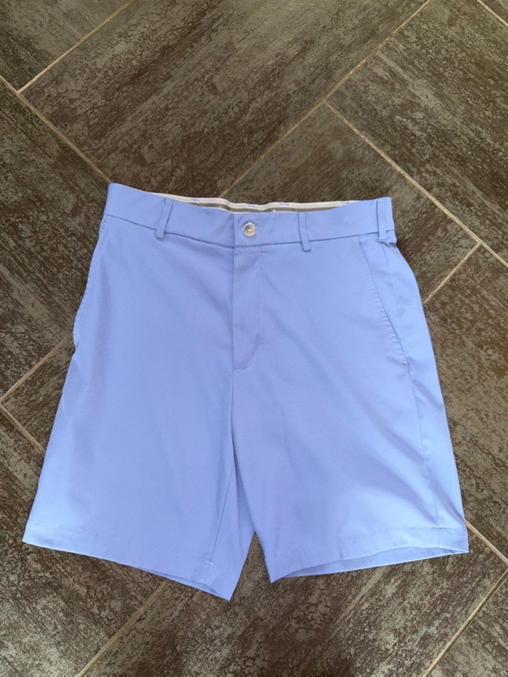 Walter Hagen Men's Light Blue Performance Golf Shorts